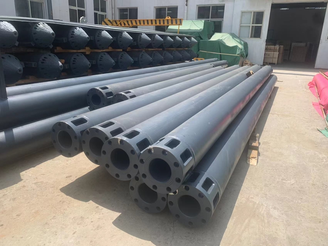 เครื่องตอกเสาเข็มอุปกรณ์ vibroflot ขนาด 180 กิโลวัตต์ 426 มม. ของจีนสำหรับการปรับปรุงพื้นดินที่ใช้ในตะวันออกกลาง