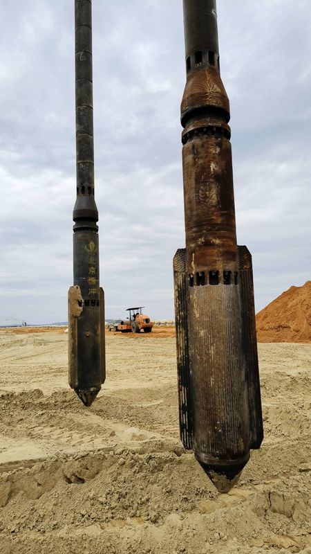 BJVH-350-105 Linde 135 แพงไฮดรอลิก เครื่อง Vibroflotation เครื่องขุด อุปกรณ์ที่มีระบบพลังงานไฮดรอลิกร่วมกัน