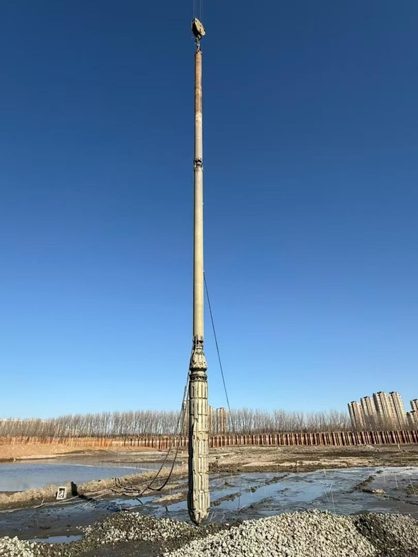 BVEM 105kW อุปกรณ์ไฮดรอลิก Vibroflot ด้วย 176kW แพคพลังงานสําหรับการปรับปรุงท้องถนน สร้าง