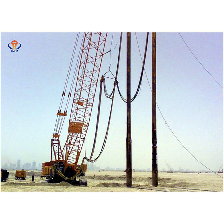 148-500 การตอกเสาเข็มแบบสั่นสะเทือน โซลูชันที่ดีที่สุดสำหรับการปรับปรุงดินทรายและดินเม็ด