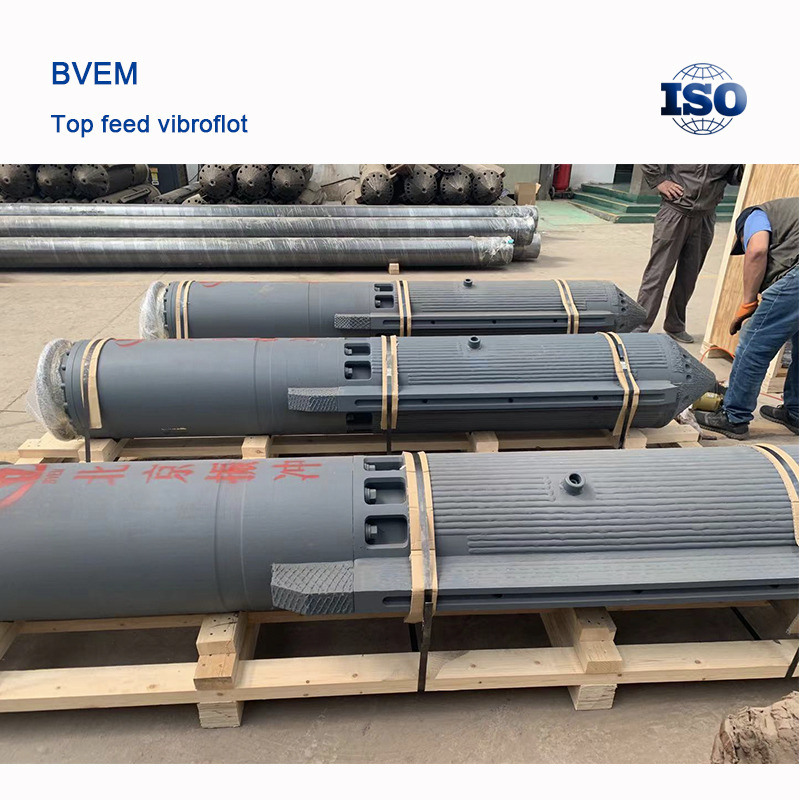 อุปกรณ์ Vibroflot ขนาด 100 KW, กำลังสั่น 105kW และแอมพลิจูด 10mm สำหรับโครงการขนาดใหญ่