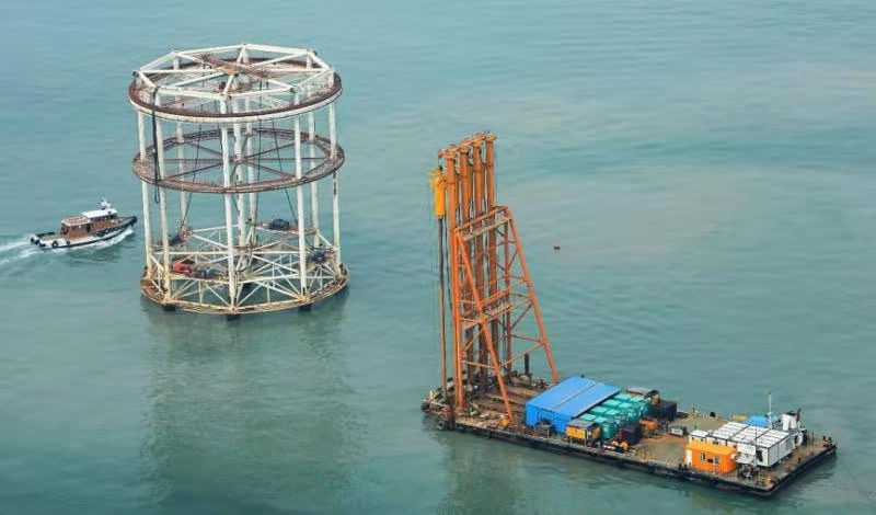 1800 รอบต่อนาที Bvem เสาหิน Vibroflotation นอกชายฝั่งสำหรับการรักษาชั้นดินอ่อน