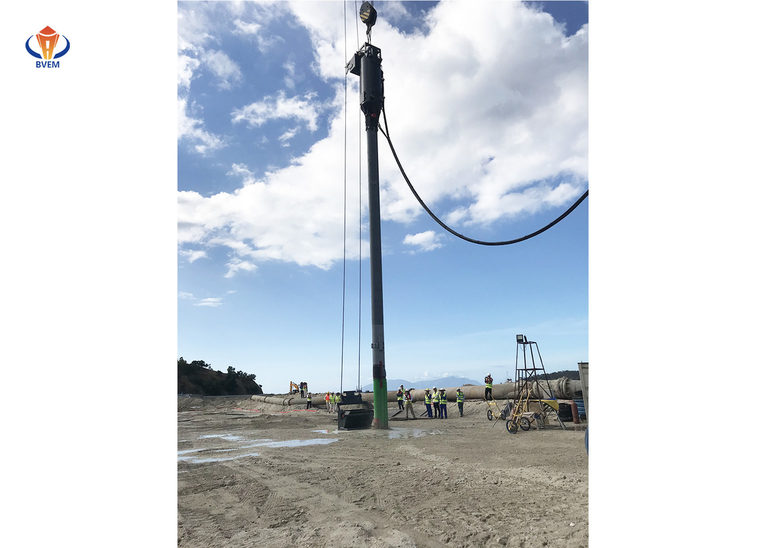 180kw Bottom Feed Vibro Flot อุปกรณ์ก่อสร้างสำหรับ Gravel Pile Compact Vibroflotation