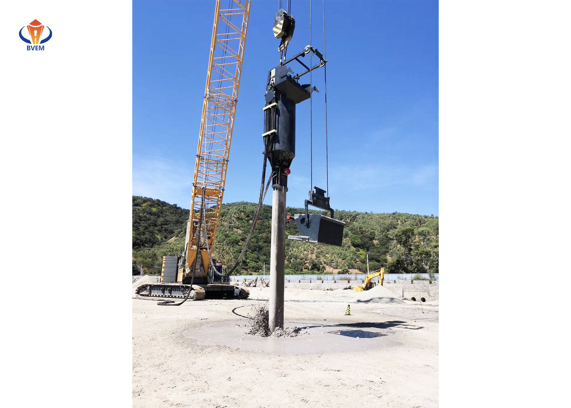 180kw Bottom Feed Vibro Flot อุปกรณ์ก่อสร้างสำหรับ Gravel Pile Compact Vibroflotation