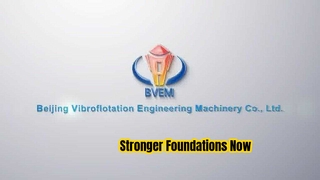 อุปกรณ์ Vibroflotation กำลังการบดอัดดิน